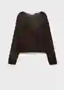 Jersey Nairobi Chocolate Talla L Mujer Mango