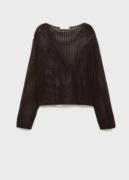 Jersey Nairobi Chocolate Talla L Mujer Mango