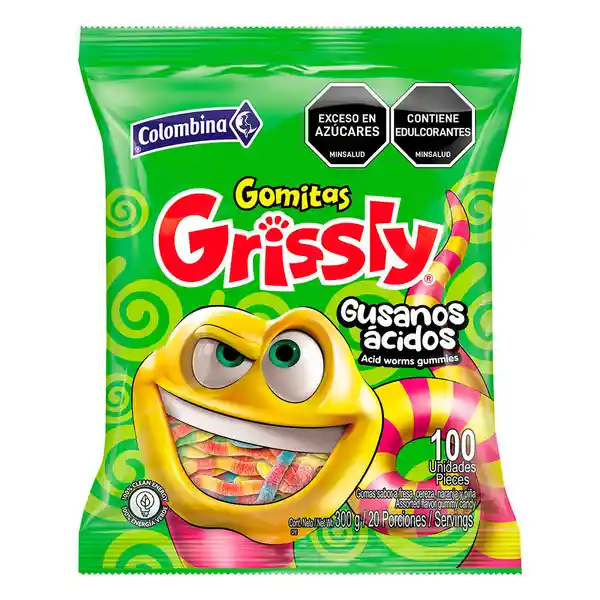 Grissly Gusanos Bolsa
