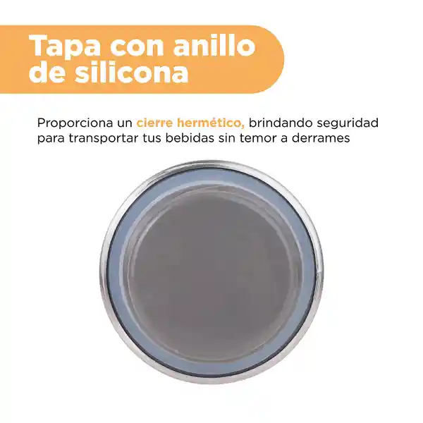 Botella de Silicona de Plegable Color Sólido Verde 500 mL Miniso