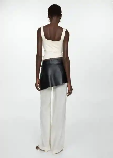 Top Rayo Crudo Talla XS Mujer Mango