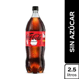 Gaseosa Coca-Cola sin Azúcar PET 2.5L