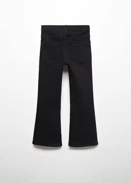 Jean Flare Tejano Niñas Negro Talla 9 Mango