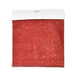 Camino de Mesa Con Brillos Color Rojo Krea