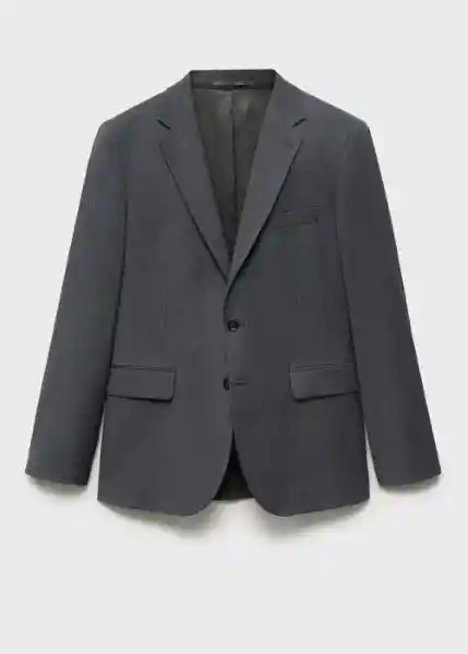 Blazer Americana Milan Gris Talla 52 Hombre Mango
