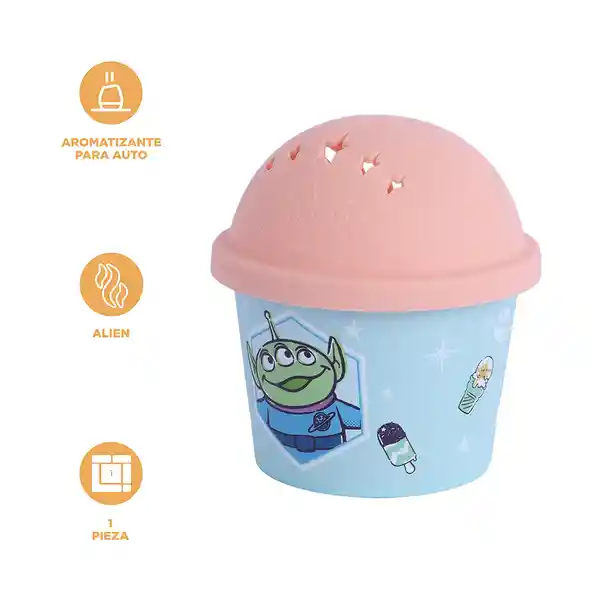 Aromatizante Para Autos Serie Disney Pixar Alien Miniso