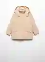 Abrigo Parka Gaba5 Arena Talla 07 Niña Mango