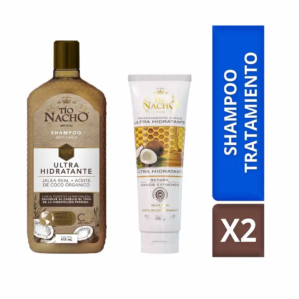 Tio Nacho Shampoo De Coco + Tratamiento De Coco