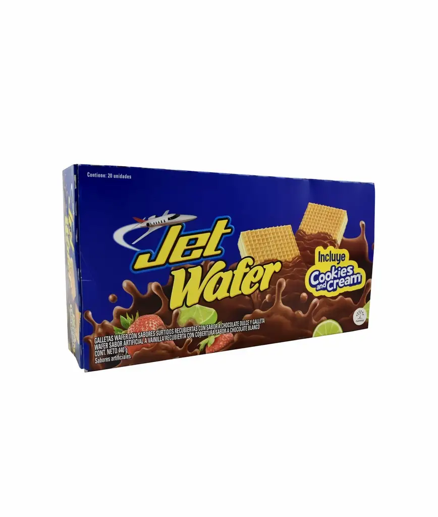 Jet Galletas Wafer con Sabores Surtidos