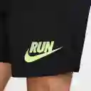 Nike Short Pantaloneta M Run Enrgy Chlngr 7Ul Hombre Negro T. XL
