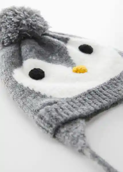 Gorra Pingu Gris Talla 94 Niños Mango