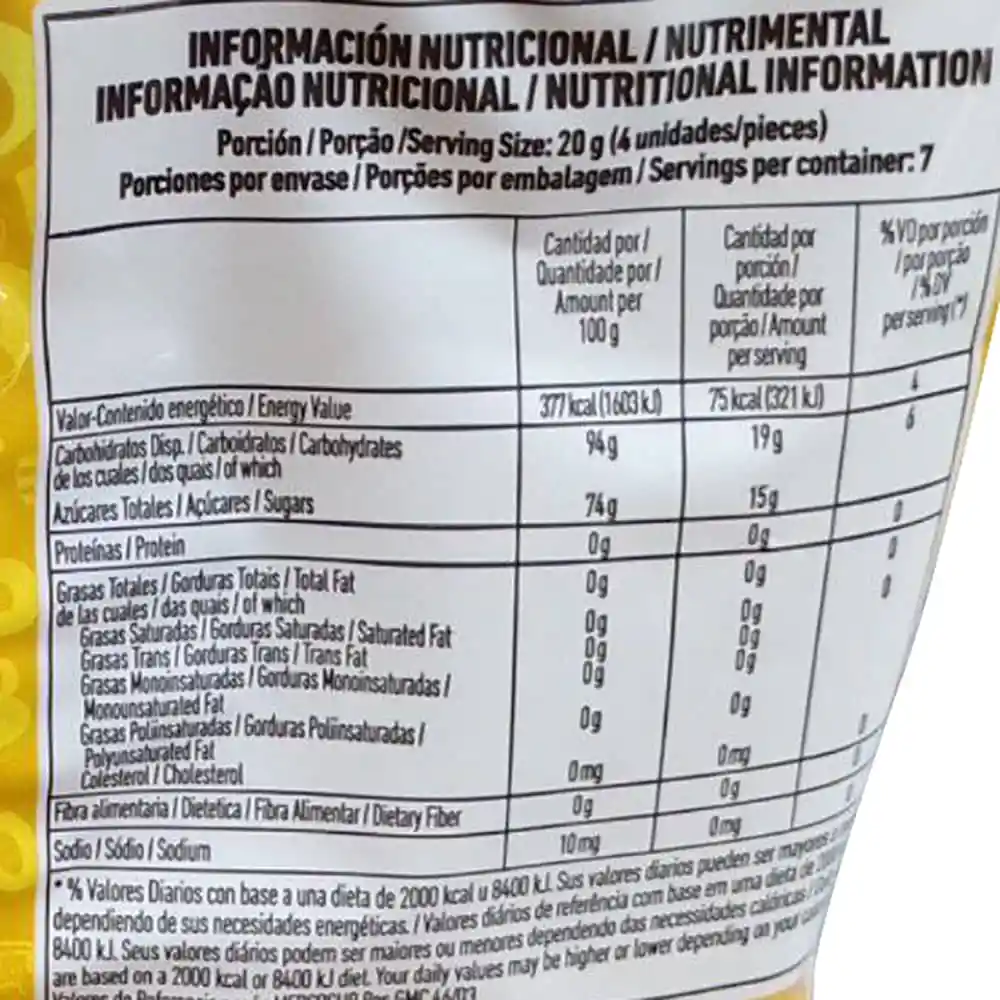 Arcor Caramelos Rellenos Sabor Miel