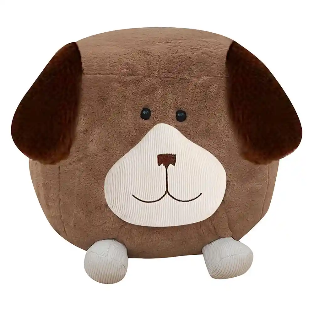 M + Design Asiento Pouf Perro Café 30 X 40 X 40 Cm