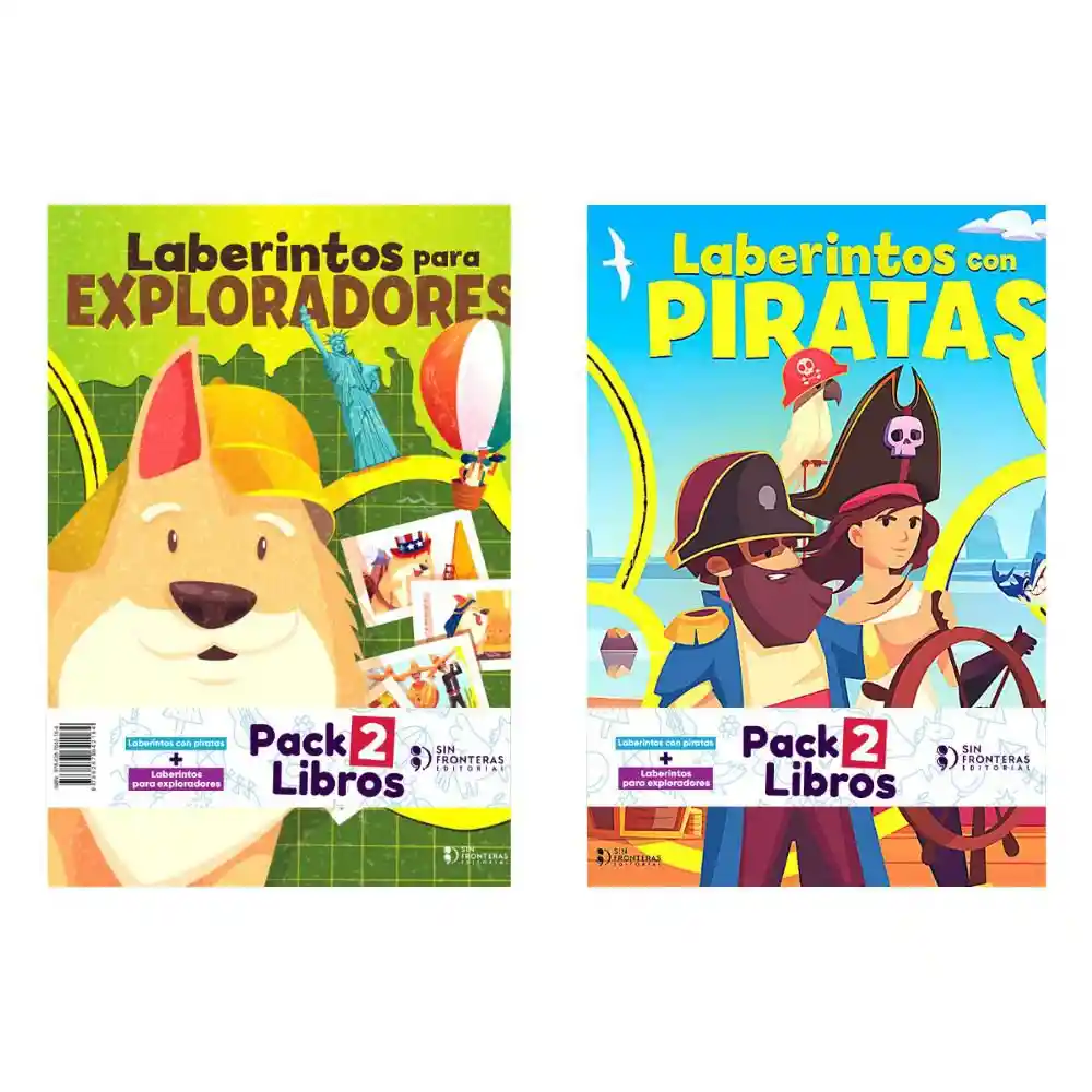 Pack Laberintos Piratas+explor Equipo Gsf