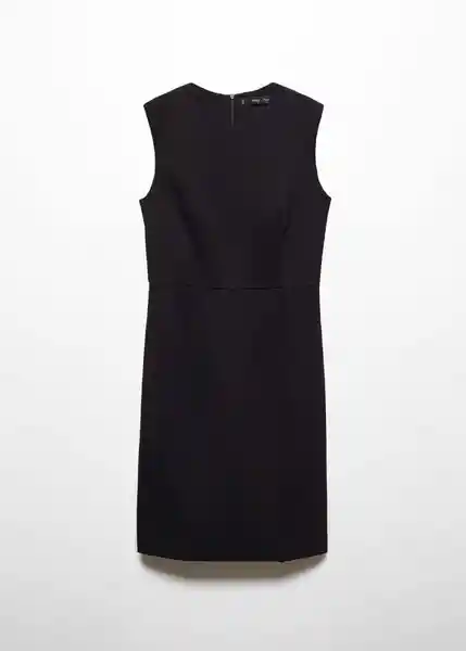 Vestido Paloma Negro Talla 18 Mujer Mango