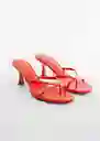 Sandalias Flier Coral Talla 39 Mujer Mango