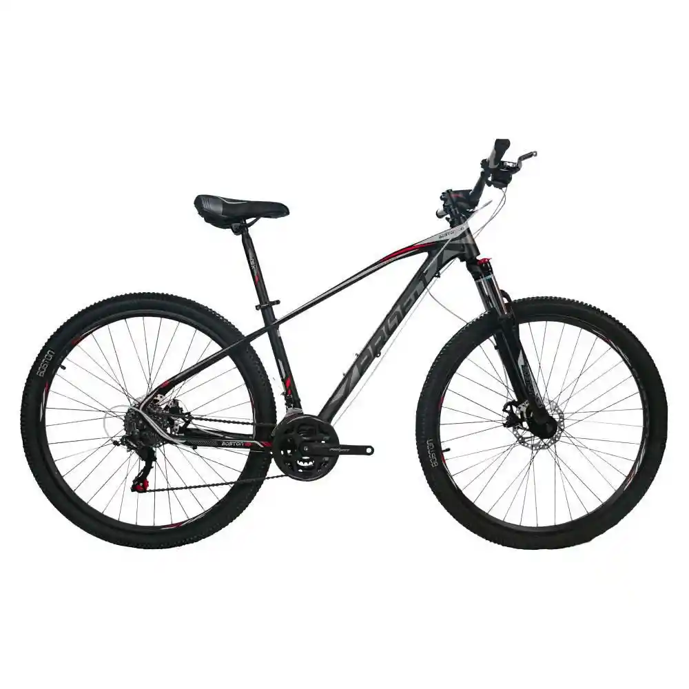 Bicicleta Montaña Profit 8 Velocidades R 29 Boston X30 Negro/Blanco Talla M