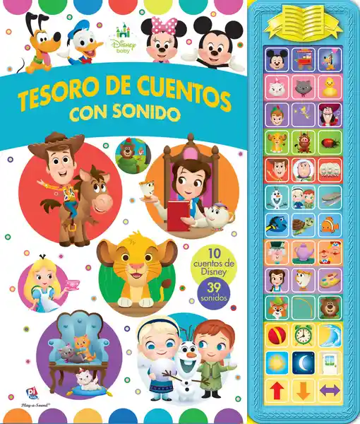 Tesoro de Cuentos Con Sonido Disney Baby - Pi Kids