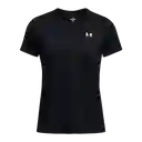 Under Armour Camiseta Tech Ssc Solid Negro Para Mujer Talla MD