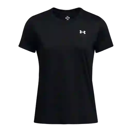 Under Armour Camiseta Tech Ssc Solid Negro Para Mujer Talla MD