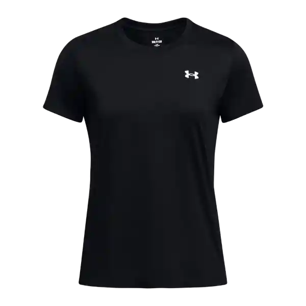 Under Armour Camiseta Tech Ssc Solid Negro Para Mujer Talla MD