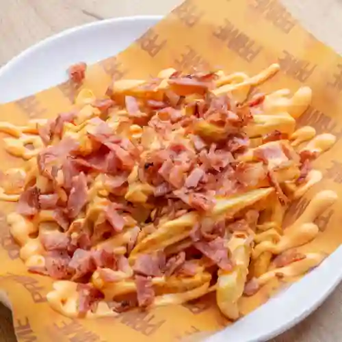 Combo Papas Cheddar Tocineta +Cocacola S/az 400ml