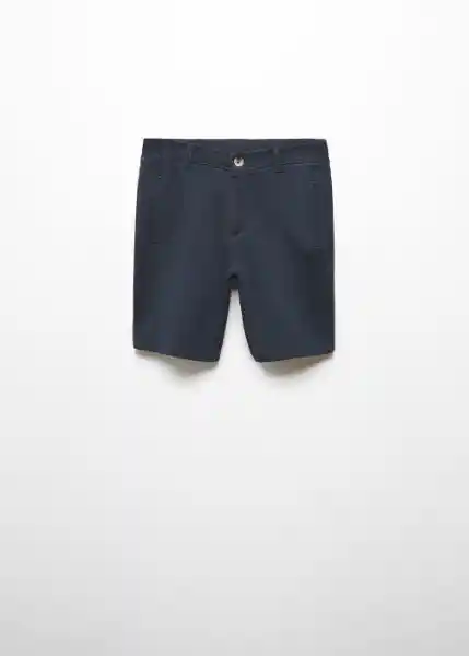 Bermuda Valles Navy Talla 12 Niño Mango