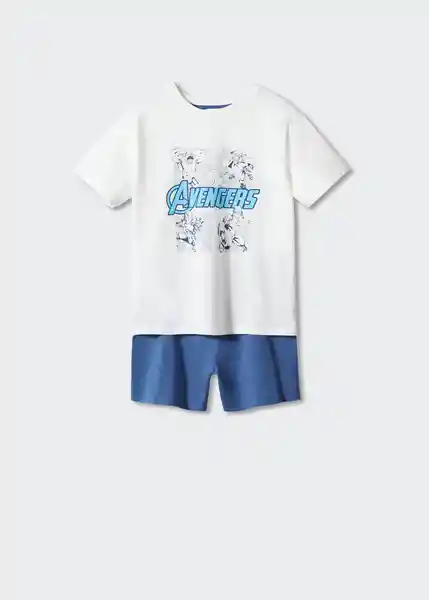 Pijama Avengers Offwhite Talla 06 Niños Mango