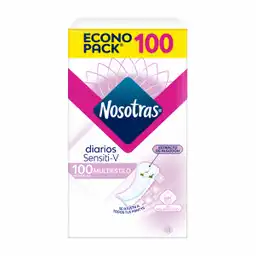 Nosotras Protectores Diarios Multiestilo Sensiti-V