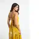 Vestido Aperti Sauterne Amarillo Medio Mujer Talla M Naf Naf