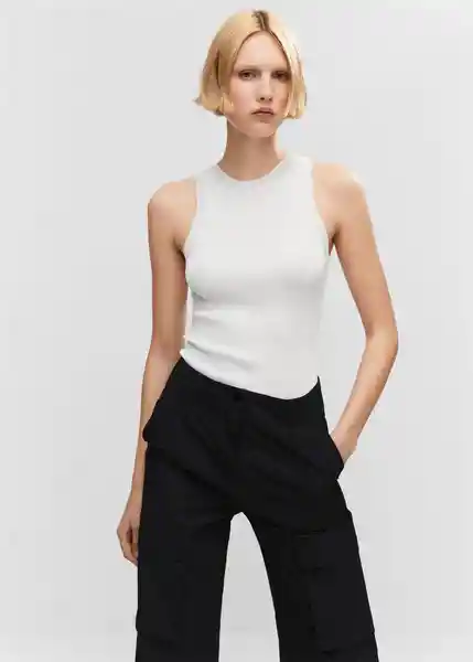 Top Karl Crudo Talla XS Mujer Mango