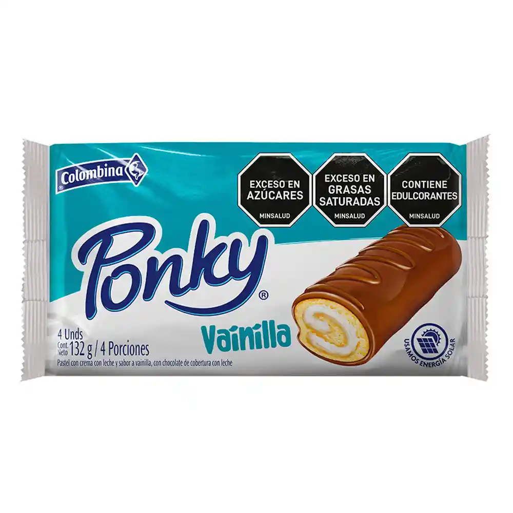 Ponky Vainilla por 4 und
