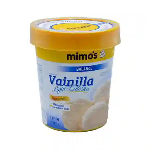 Helado de Vainilla Light en Calorías Mimos