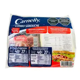 Carnelly Mortadela y Queso Tajados