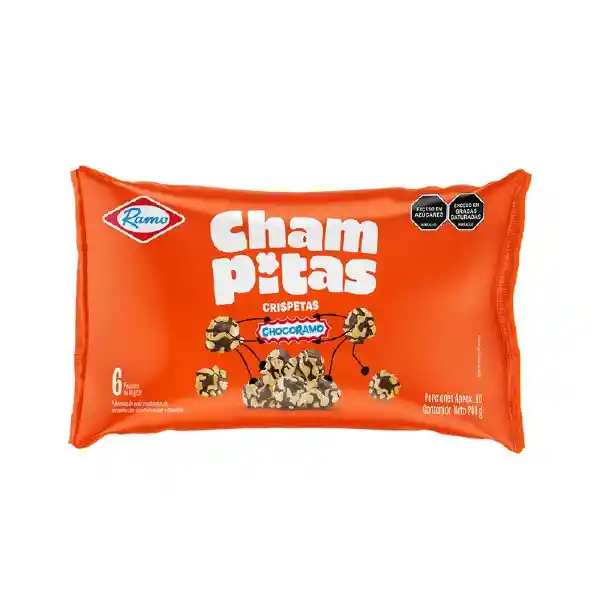 Champitas Chocoramo 6UND X 40G