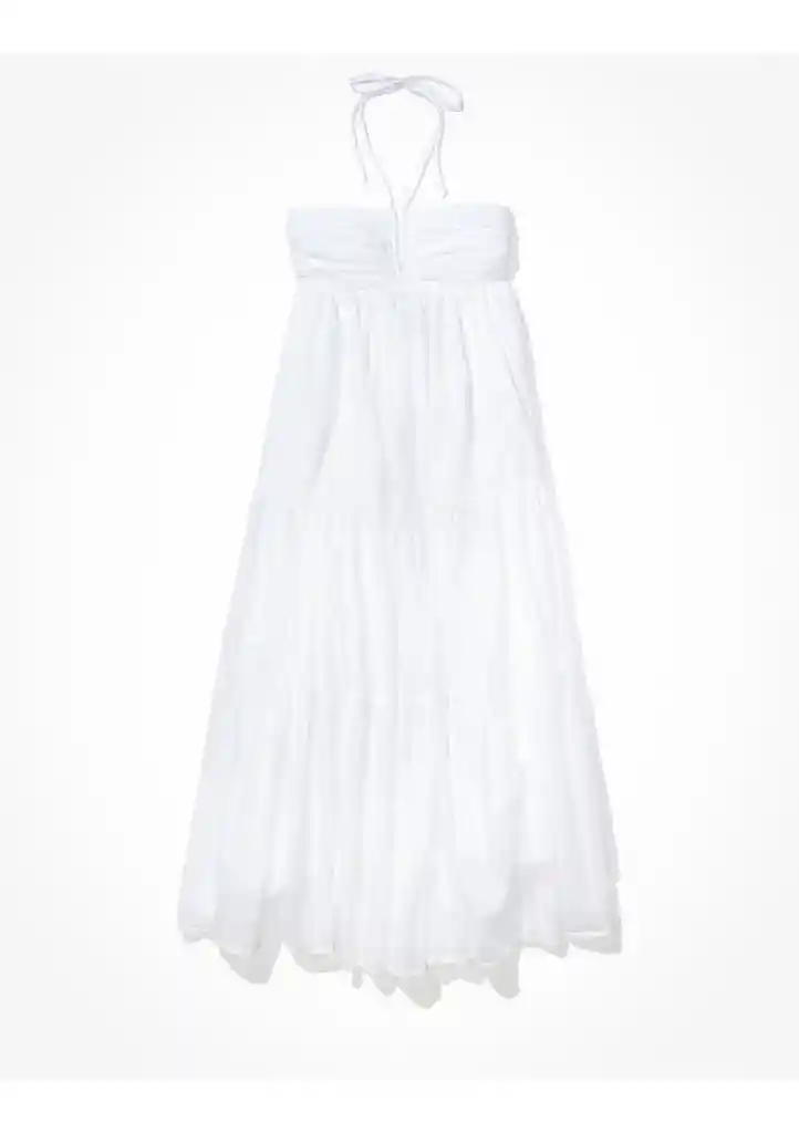 Vestido Mujer Blanco Talla X-SMALL 400387347451 American Eagle