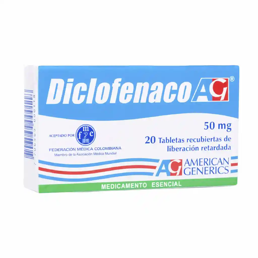 American Generics Tabletas Recubiertas de Liberación Retardada 