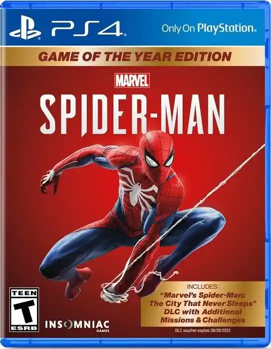 Videojuego Spiderman Goty Playstation 4