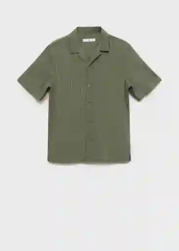 Camisa Pireo Dark Caza Talla M Hombre Mango