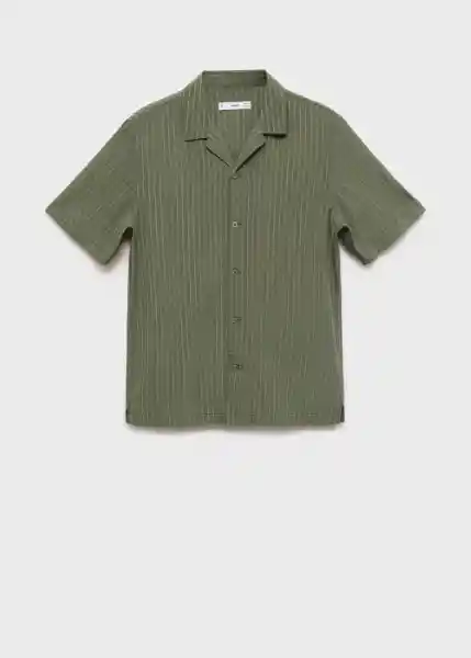 Camisa Pireo Dark Caza Talla M Hombre Mango