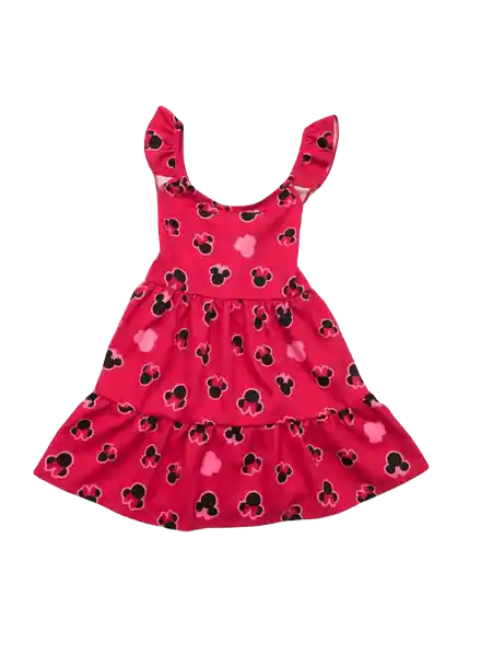 Vestido Manga Sisa Estampado 1 Talla 18/24 Meses