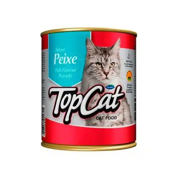 Topcat Alimento Húmedo para Gatos Adultos Sabor Pescado
