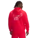 Under Armour Buzo Hoodie Rock Icon Fleece Fz Lifestyle Rojo LG