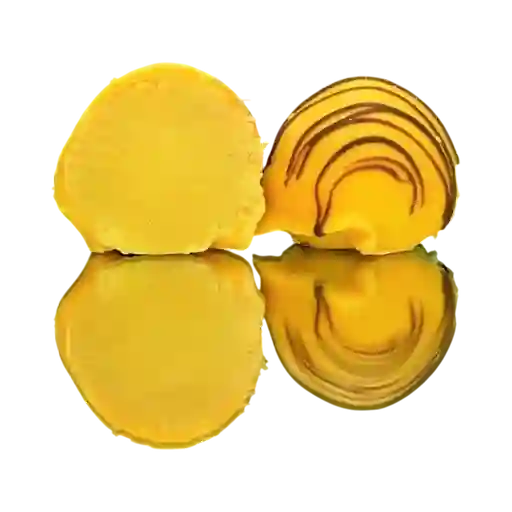 Trufas de chocolate, maracuyá mango
