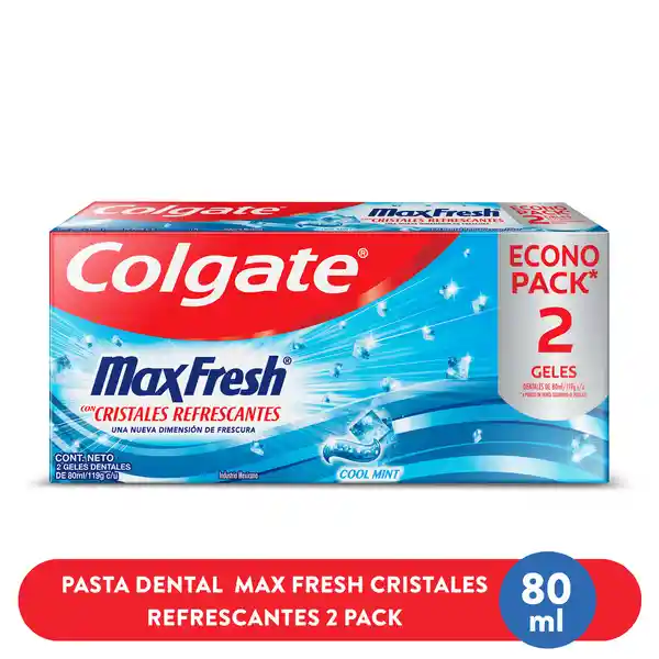 Colgate Pasta Dental Max Fresh Cristales Refrescantes