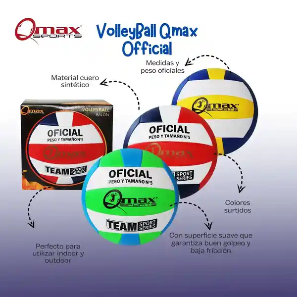 Qmax Balón Volleyball Official