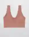 American Eagle Bralette Sin Costuras Cereza Talla L