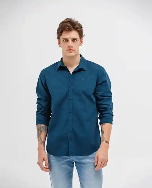 Camisa Verde Cerceta Talla L Rifle110e004