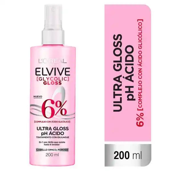 Tratamiento Serum Elvive Glycolic Gloss 200ml