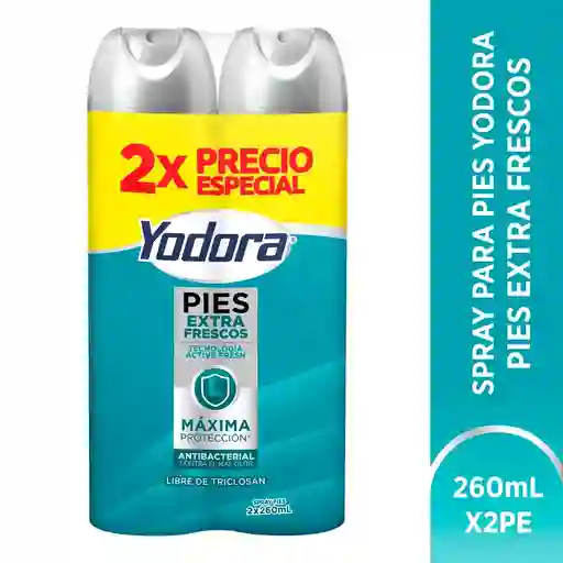 Yodora Desodorante para Pies Extra Control Sudor